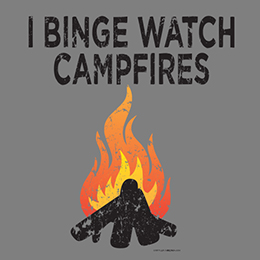 Graphite Heather Binge Watch T-Shirt 