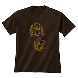 Dark Chocolate Dirt Paths T-Shirts 