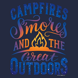 Navy Blue Great Outdoors T-Shirt 