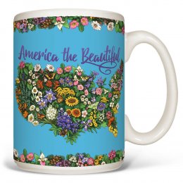 White America The Beautiful Coffee Mugs 