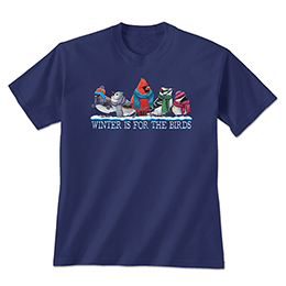 Metro Blue Winter Is For The Birds T-Shirts 