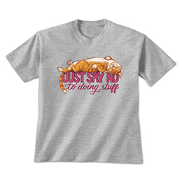 Sports Grey Just Say No T-Shirts 