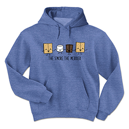 Heather Royal The S'more the Merrier Hooded Sweatshirts 