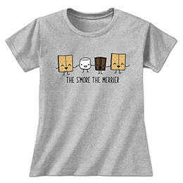 Sports Grey The S'more the Merrier Ladies T-Shirts 
