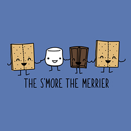 Heather Royal The S'more the Merrier T-Shirt 