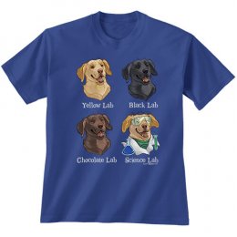 Royal Blue Science Lab T-Shirts 