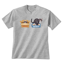 Sports Grey Inbox Outbox T-Shirts 