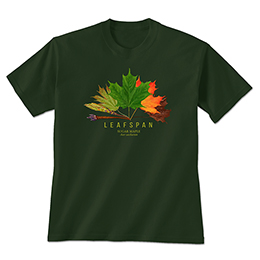 Forest Green Leafspan T-Shirts 