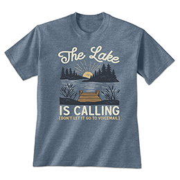 Heather Indigo The Lake Is Calling T-Shirts 