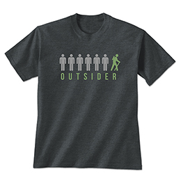Dark Heather Outsider: Hike T-Shirts 