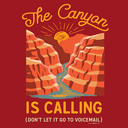 Cardinal Red The Canyon is Calling T-Shirt 