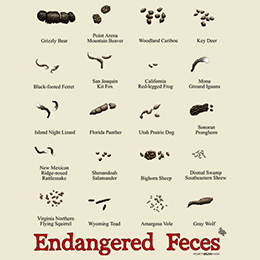 Natural Endangered Feces T-Shirt 