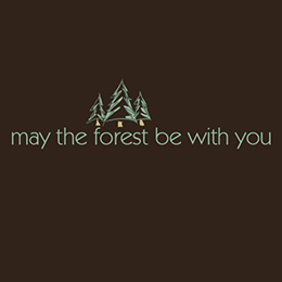 Dark Chocolate May The Forest Be With You Chocolate T-Shirt 