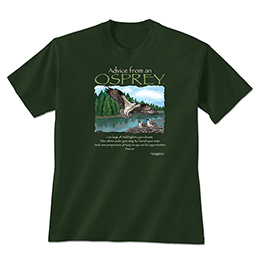 Forest Green Advice Osprey T-Shirts 