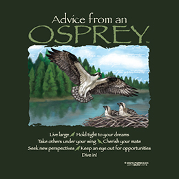 Forest Green Advice From An Osprey T-Shirt 