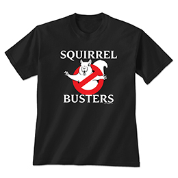 Black Squirrel Busters T-Shirts 
