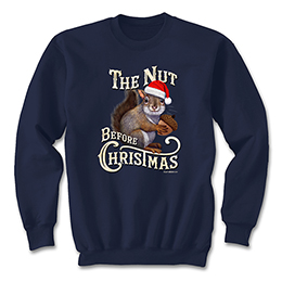 Navy Nut Before Christmas Sweatshirts 