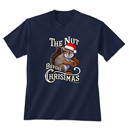 Navy Nut Before Christmas T-Shirts 