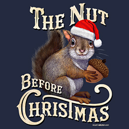 Navy Nut Before Christmas T-Shirt 