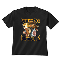 Black Petting Zoo Dropouts T-Shirts 