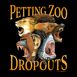 Black Petting Zoo Dropouts T-Shirt 