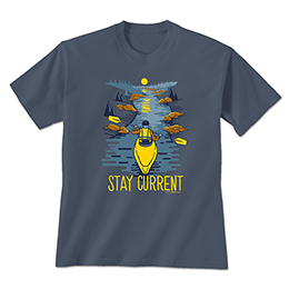 Steel Blue Stay Current T-Shirts 