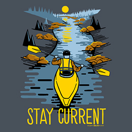 Heather Navy Stay Current T-Shirt 
