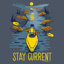 Steel Blue Stay Current T-Shirt 