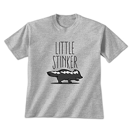 Sports Grey Little Stinker T-Shirts 