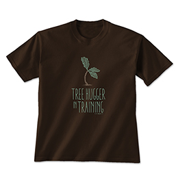 Dark Chocolate Tree Hugger in Training T-Shirt 