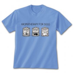Carolina Blue Aromatherapy for Dogs T-Shirts 
