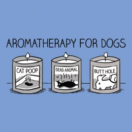 Carolina Blue Aromatherapy for Dogs T-Shirt 