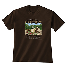 Dark Chocolate Advice from a Coffee Bean T-Shirts 