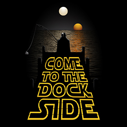 Black Come to the Dock Side T-Shirt 