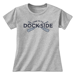 Sports Grey Dock Side-Oars Ladies T-Shirts 
