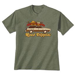 Heather Military Green Road Trippin'-Color T-Shirts 