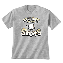 Sports Grey Just Here for the S'mores T-Shirt 