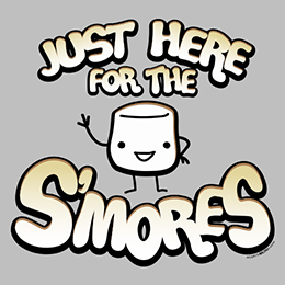 Sports Grey Just Here for the S'mores T-Shirt 