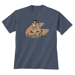 Steel Blue Livin' the Dream: Hike T-Shirts 