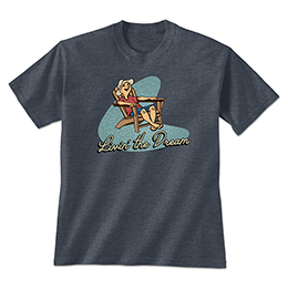 Heather Navy Livin' the Dream: Adirondack T-Shirts 