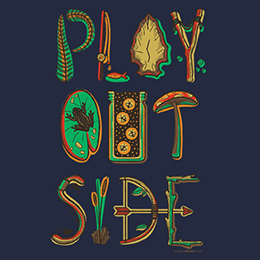 Navy Play Outside T-Shirt 