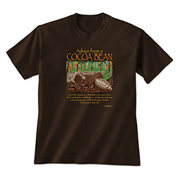 Dark Chocolate Advice Cocoa Bean T-Shirts 