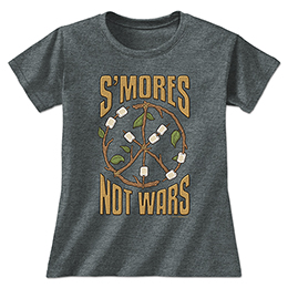 Dark Heather S'mores Not Wars Ladies T-Shirts 