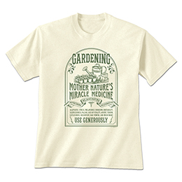 Natural Gardening Cure T-Shirts 