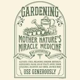 Natural Gardening Cure T-Shirt 
