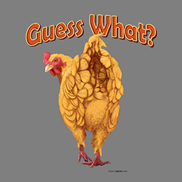 Graphite Heather Guess What T-Shirt 