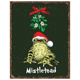 NA Mistletoad Tin Sign 