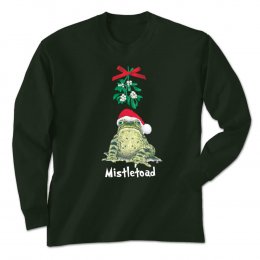 Forest Green Mistletoad Long Sleeve Tees 