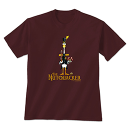 Maroon Nutquacker T-Shirts 