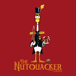 Cardinal Red Nutquacker T-Shirt 